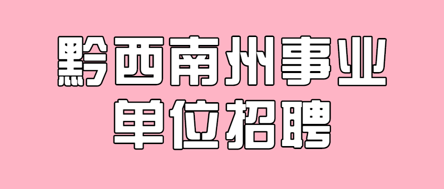 黔西市2021年面向社会公开招聘事业单位工作人员岗位表（10）