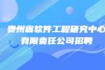贵州省软件工程研究中心有限责任公司招聘